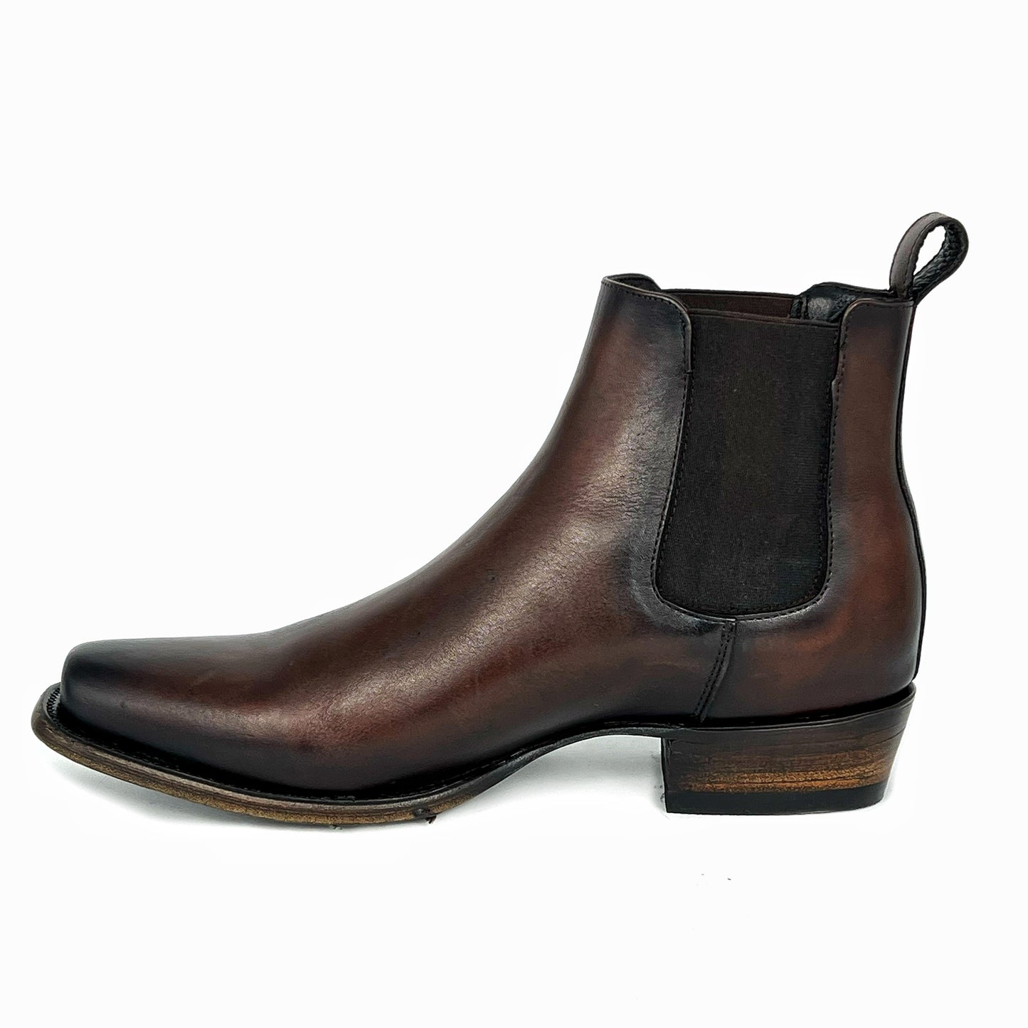 CARLO BROWN PITON BOOTS