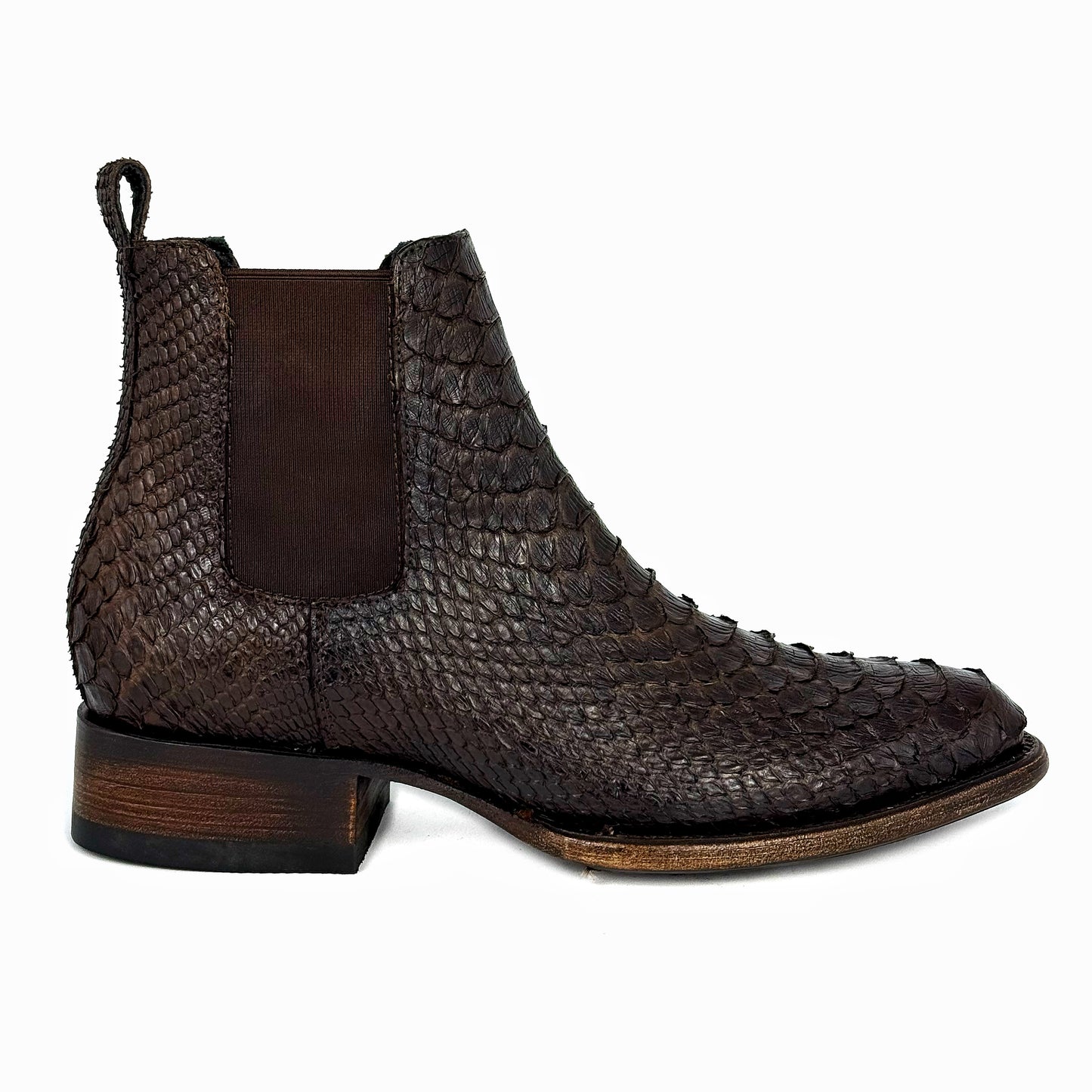 EMMA BROWN PITON BOOTS