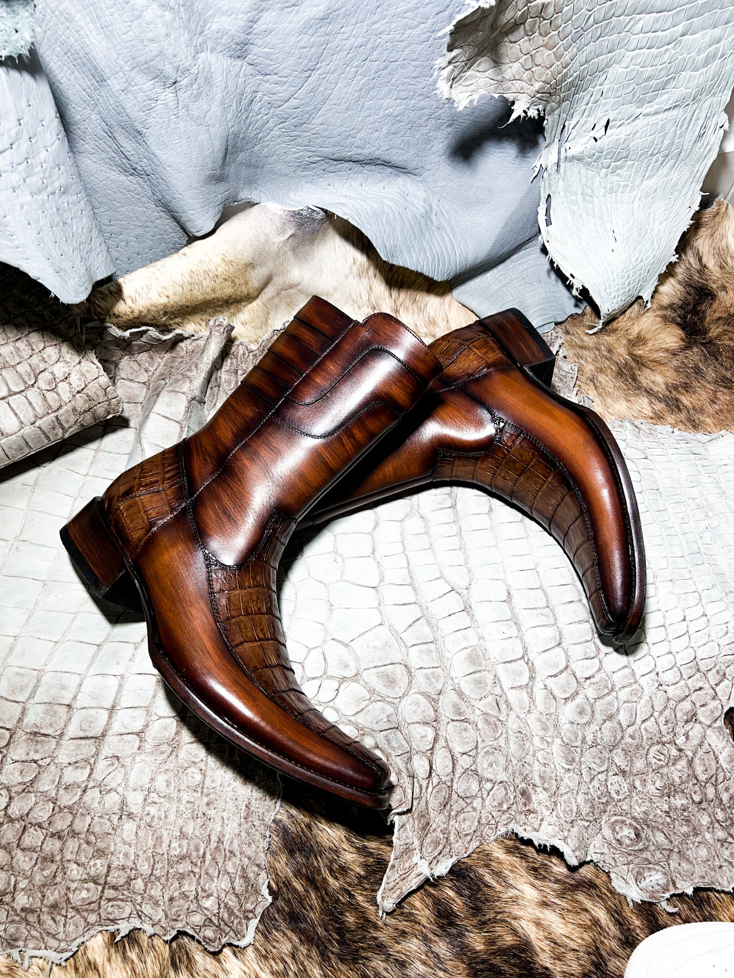 EDGAR BROWN COCODRILO BOOTS ESPAÑA