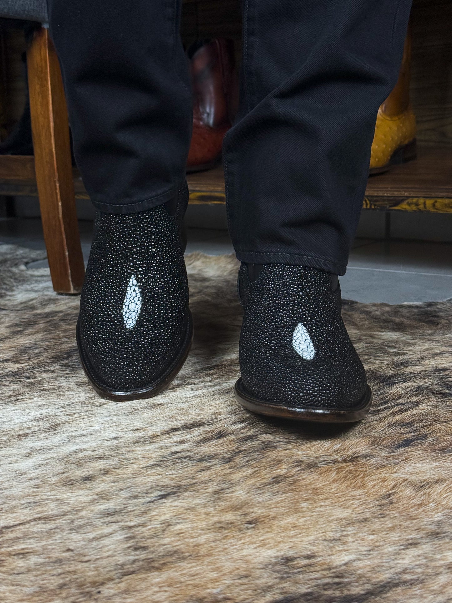 EMMA BROWN PITON BOOTS