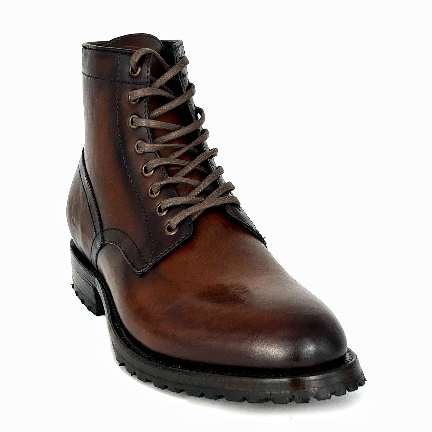 CARLO BROWN PITON BOOTS