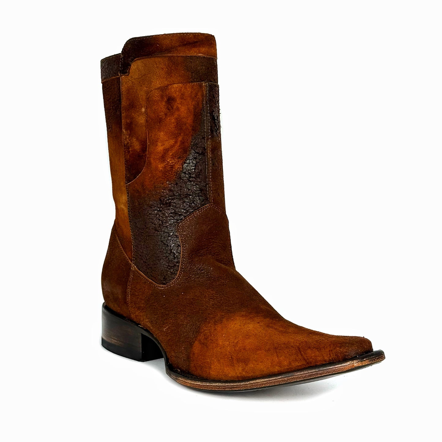 EMMA BROWN OSTRICH BOOTS