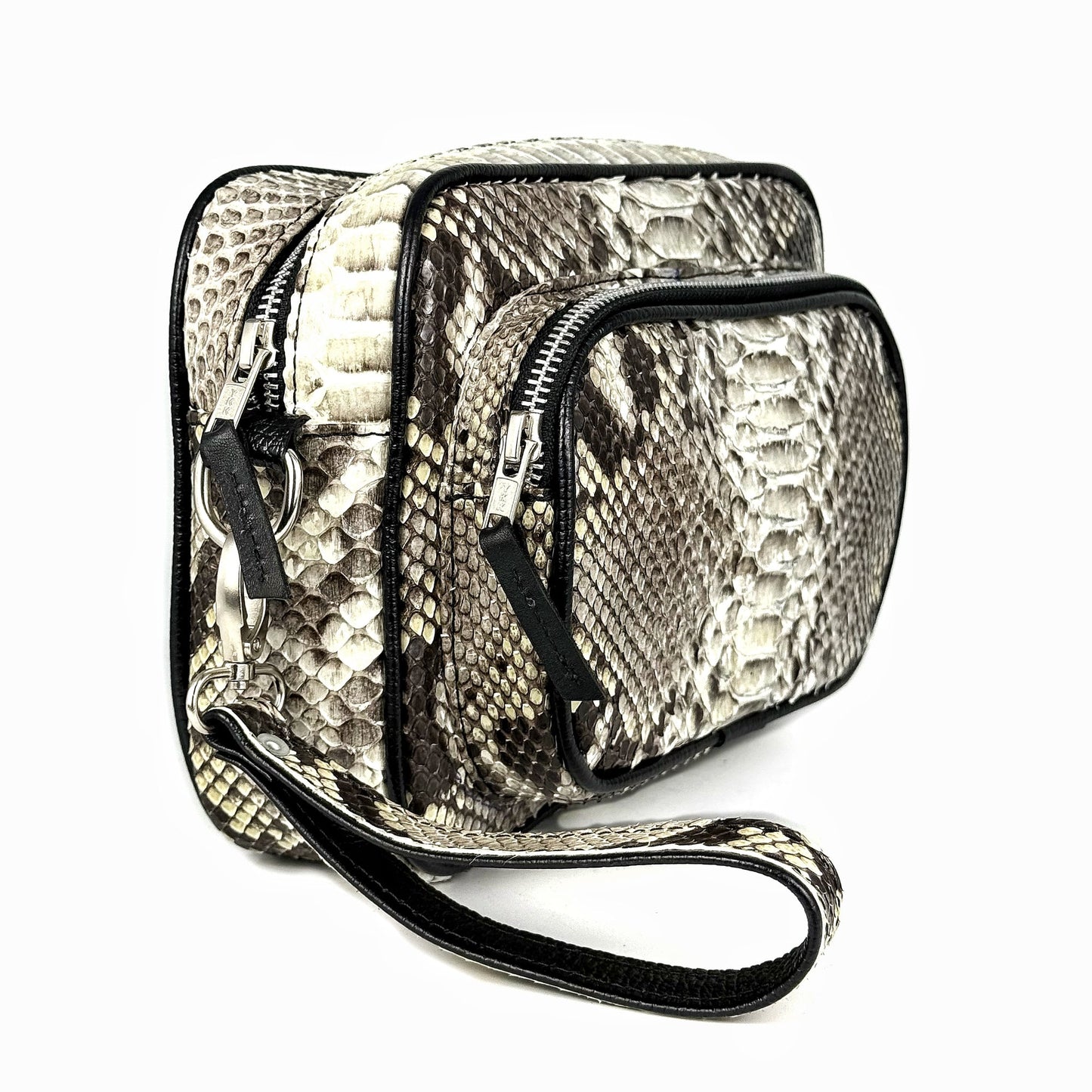 BANDOLERA PYTHON DOS BOLSAS