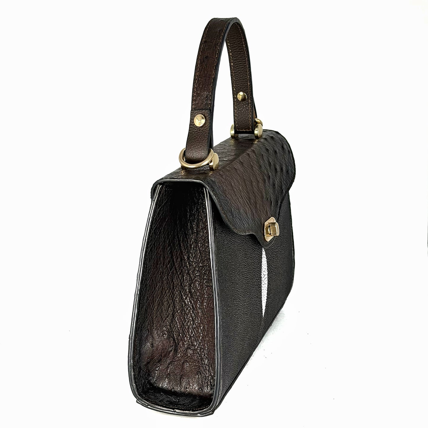 BOLSA MANTARRAYA/AVESTRUZ DAMA