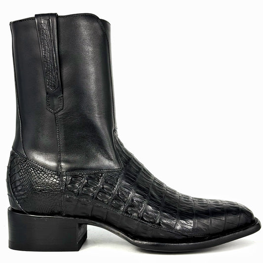 EMMA BROWN OSTRICH BOOTS