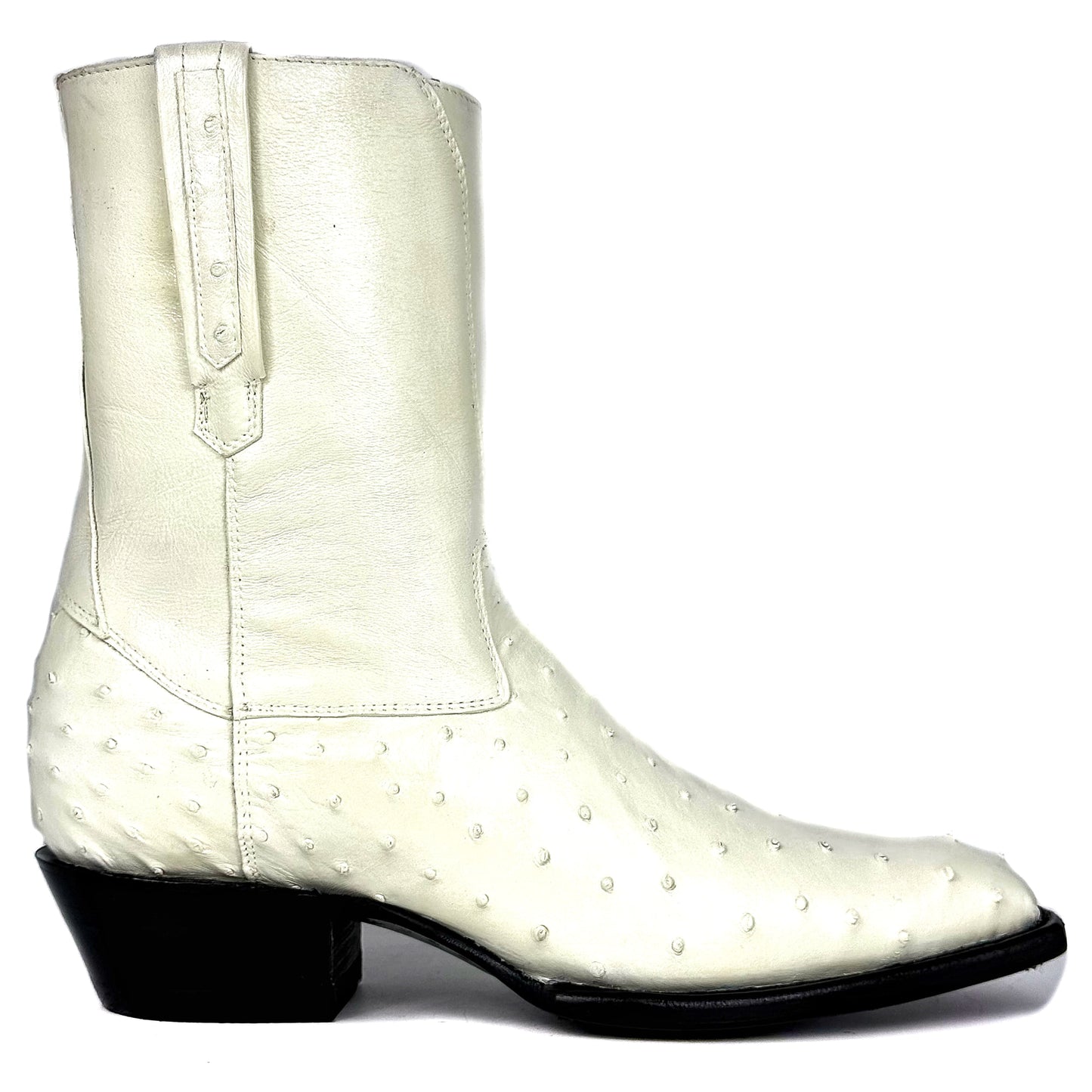 EMMA BROWN OSTRICH BOOTS