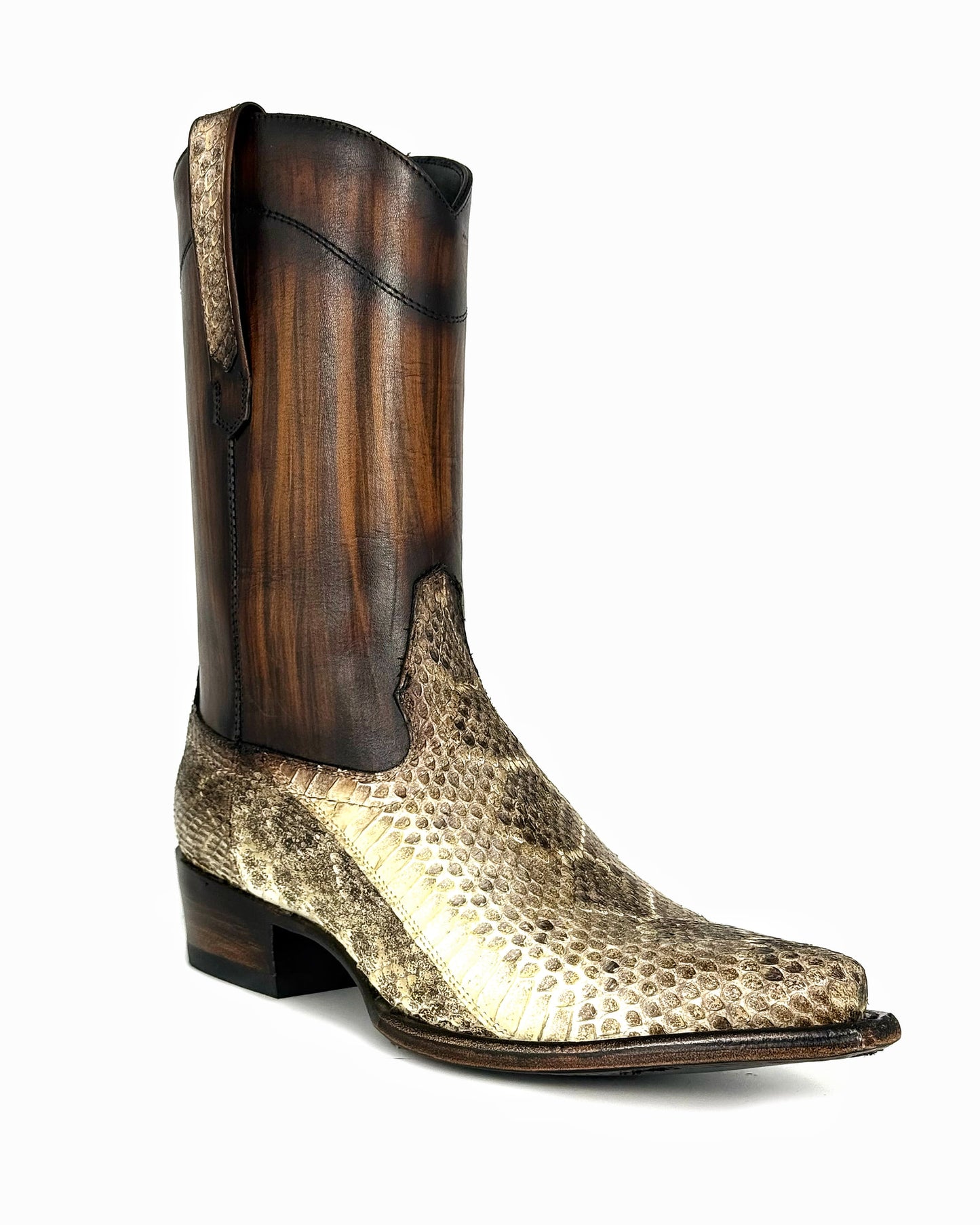 EMMA BROWN PITON BOOTS