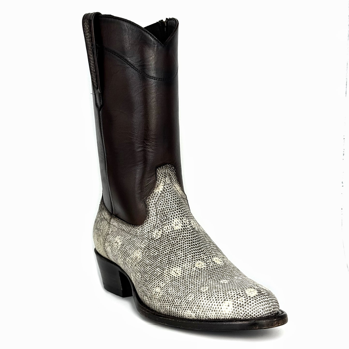 EMMA BROWN LIZARD BOOTS