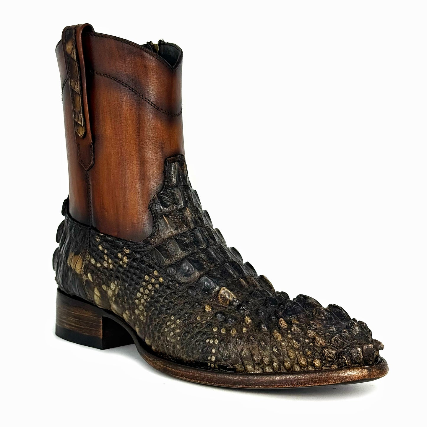 EMMA NATURAL NUCA DE COCODRILO BOOTS OVAL