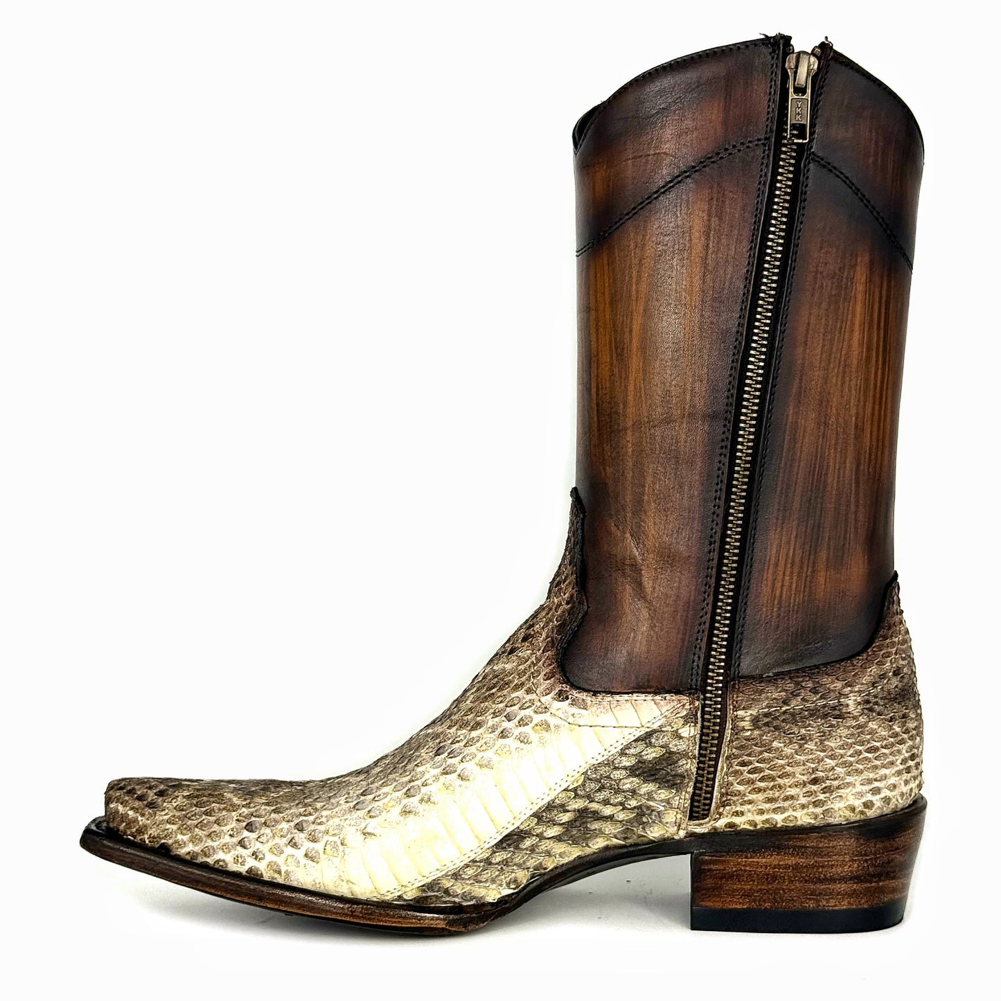 EMMA BROWN PITON BOOTS