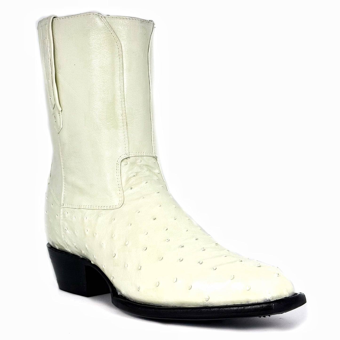 EMMA BROWN OSTRICH BOOTS