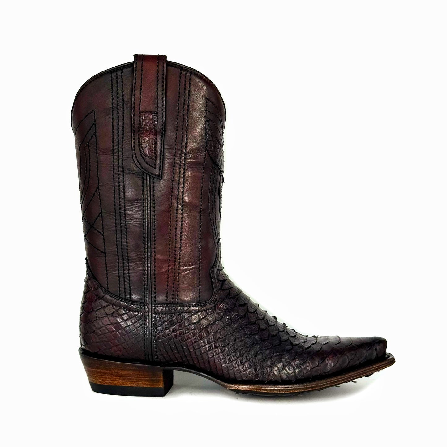 EMMA BROWN PITON BOOTS