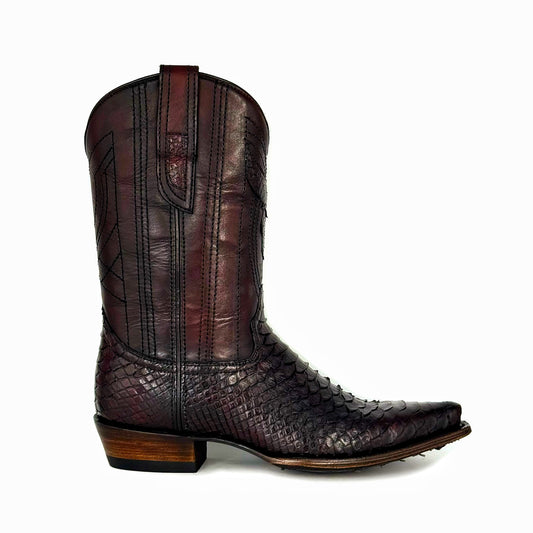 EMMA BROWN PITON BOOTS