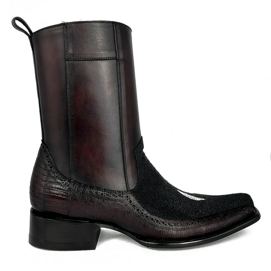 EMMA BROWN PITON BOOTS