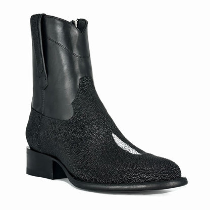 EMMA NEGRO MANTARRAYA CON DIAMANTE OVAL