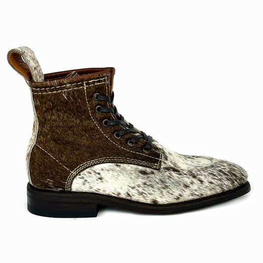 CARLO BROWN PITON BOOTS 