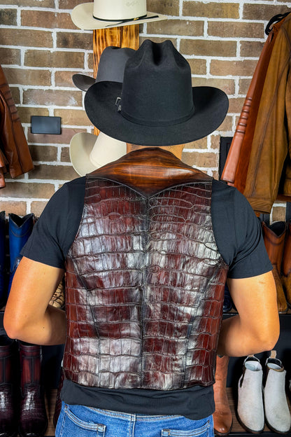 CHALECO BROWN COWBOY COCODRILO