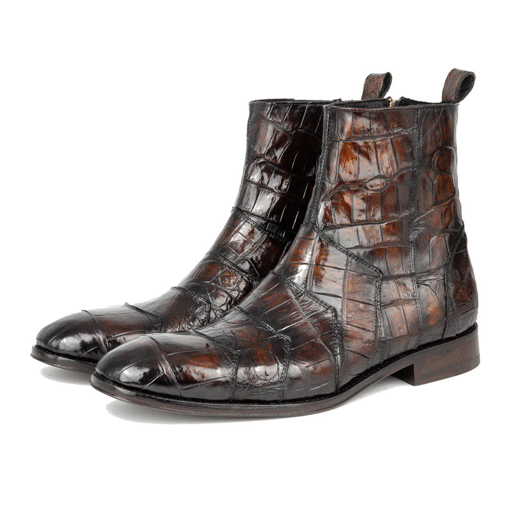 EDWARD DARK BROWN COCODRILO MORELETI