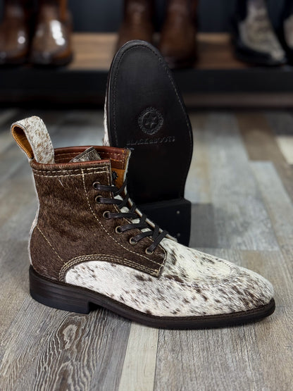 CARLO BROWN PITON BOOTS 