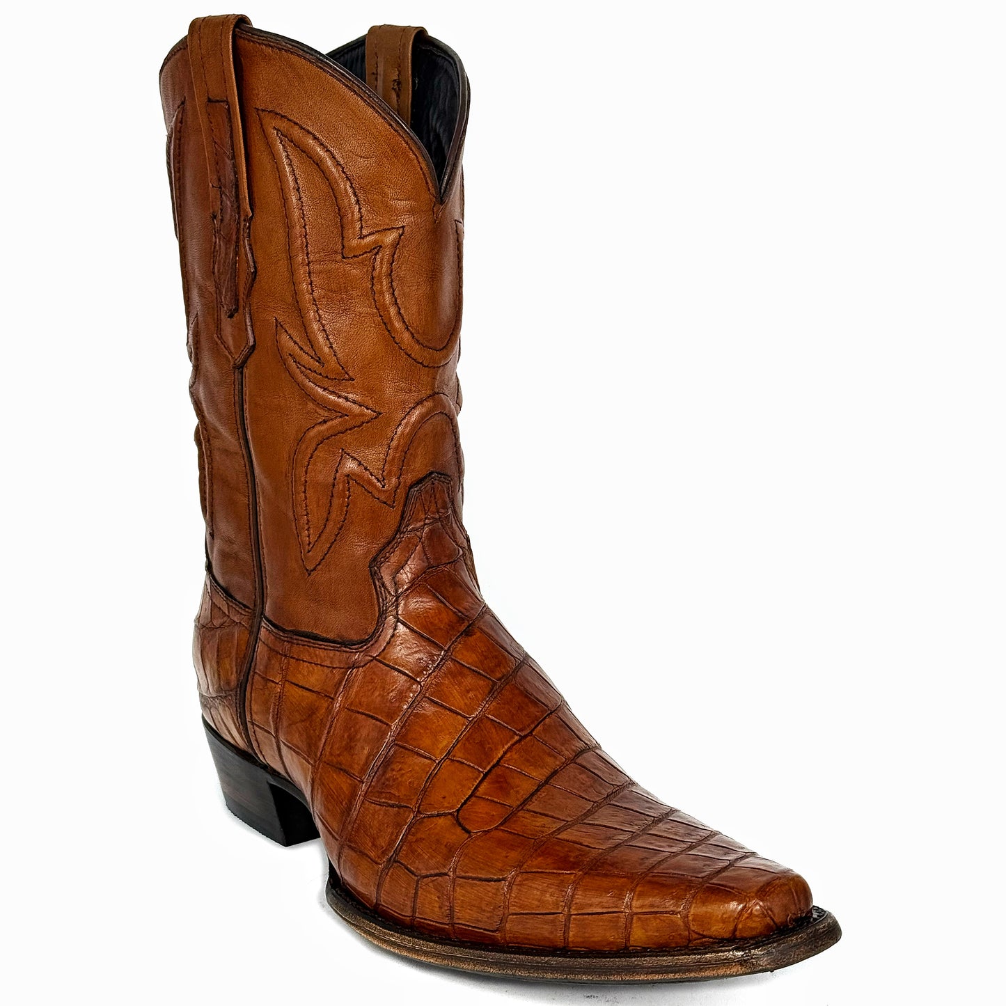 EMMA BROWN PITON BOOTS 