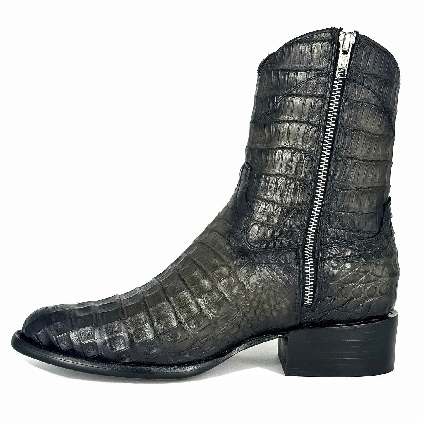 EMMA GREY FULL COCODILE FUSCUS OVAL