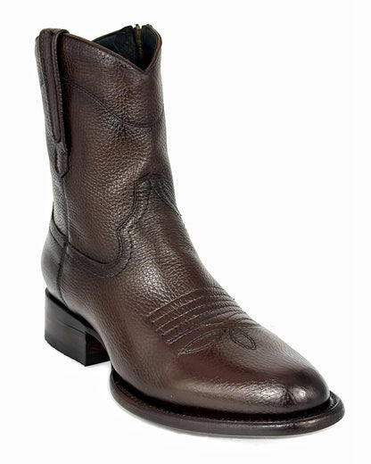 CARLO BROWN PITON BOOTS 