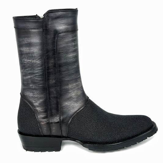 EMMA BROWN PITON BOOTS 