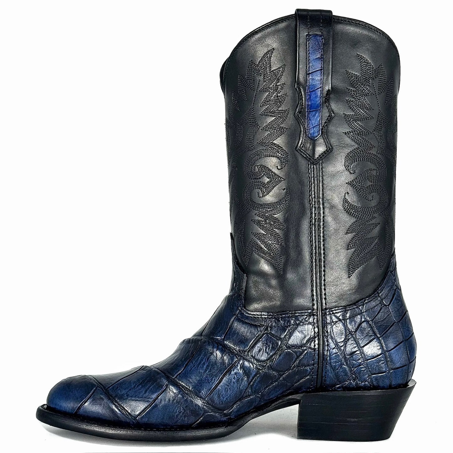 COWBOY AZUL DE COCODRILO ALLIGATOR OVAL