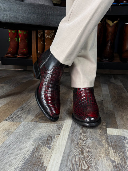 EMMA BROWN PITON BOOTS 
