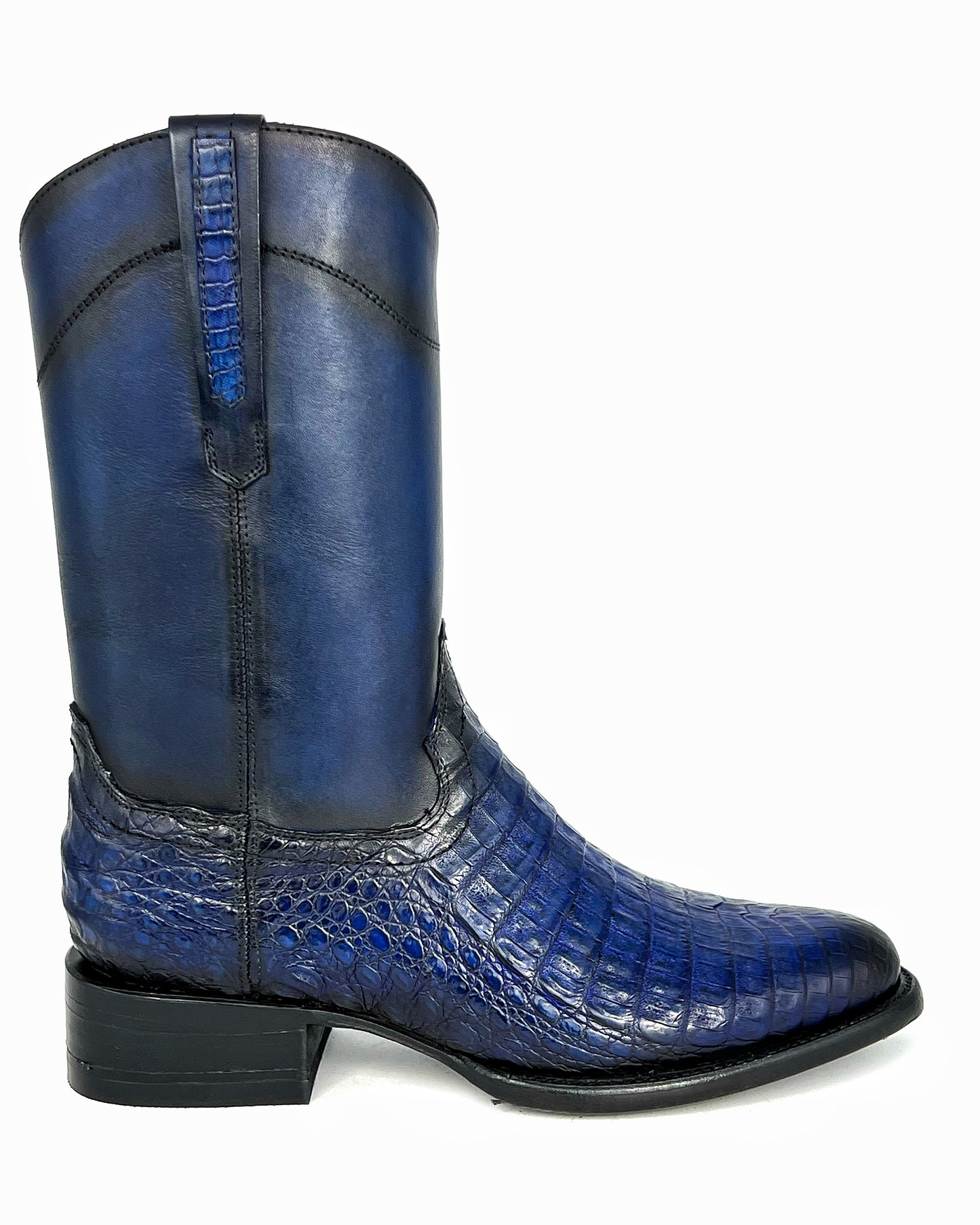 EMMA HIGH BLUE COCODRILO FUSCUS OVAL