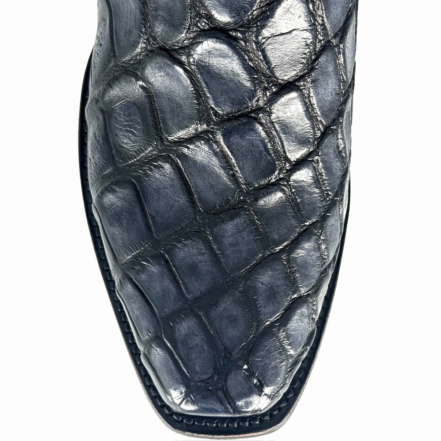 MÁXIMO GRIS AZUL COCODRILO ALLIGATOR NEVADA