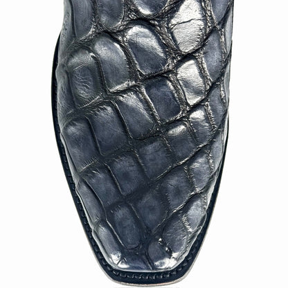 MÁXIMO GRIS AZUL COCODRILO ALLIGATOR NEVADA