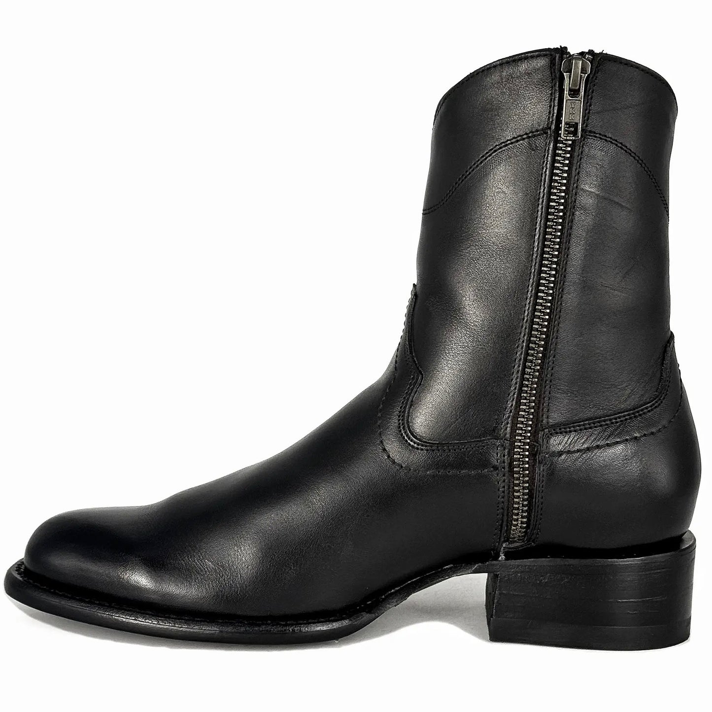 CARLO BROWN PITON BOOTS 