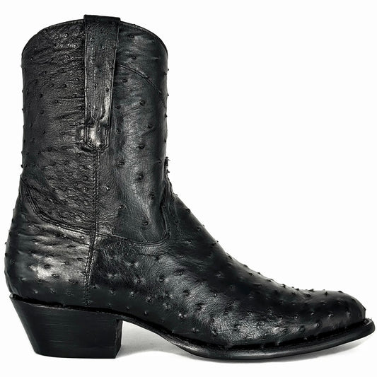 EMMA NEGRO FULL AVESTRUZ OVAL
