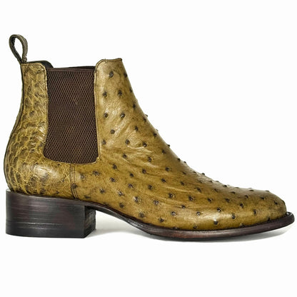 CHELSEA VERDE AVESTRUZ OVAL
