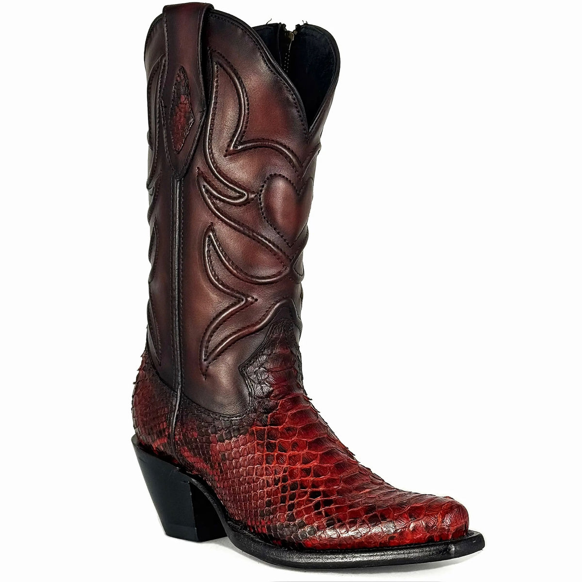EMMA BROWN PITON BOOTS 