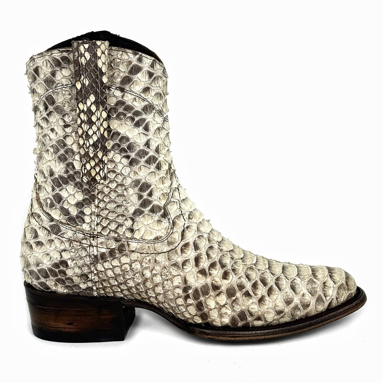 EMMA FULL PITON NATURAL BOOTS OVAL