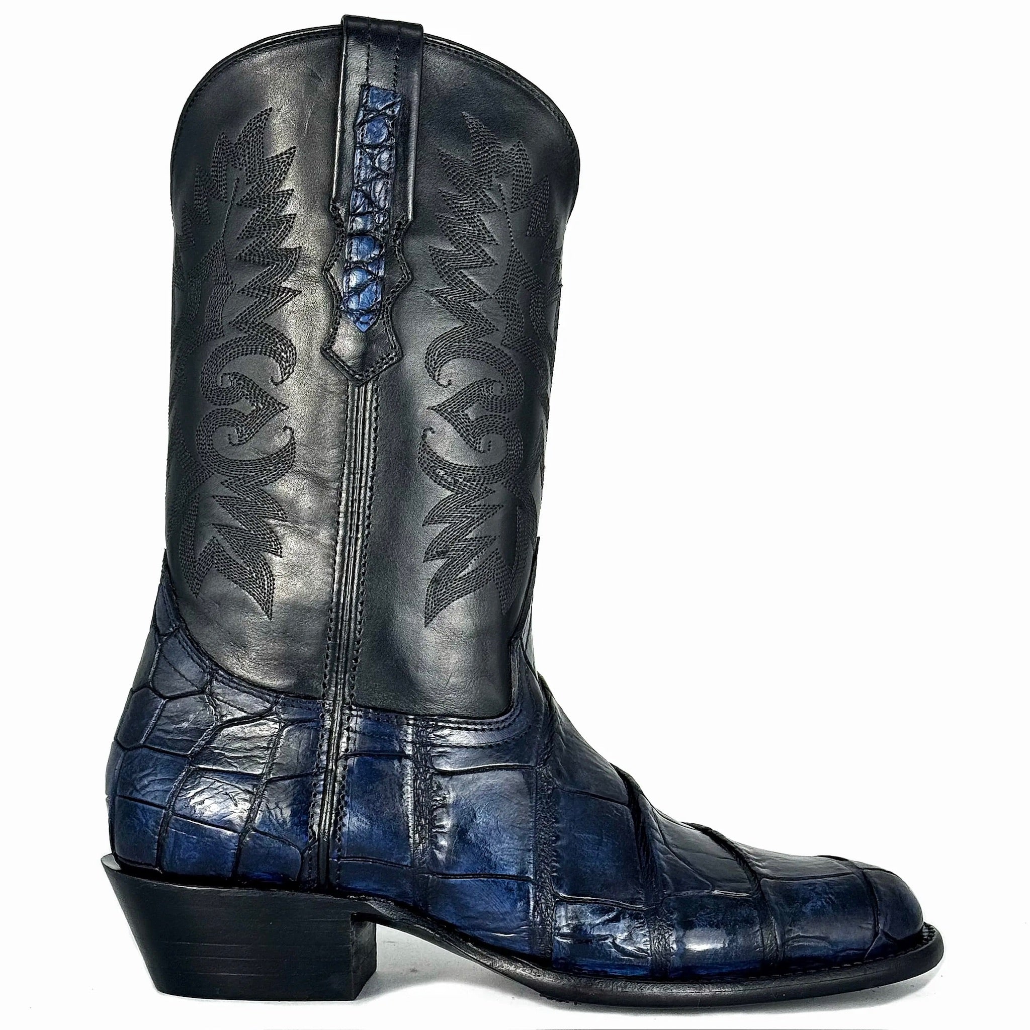 COWBOY AZUL DE COCODRILO ALLIGATOR OVAL