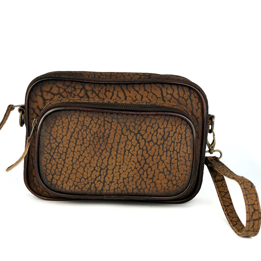 BANDOLERA CUELLO DE TORO DOS BOLSAS