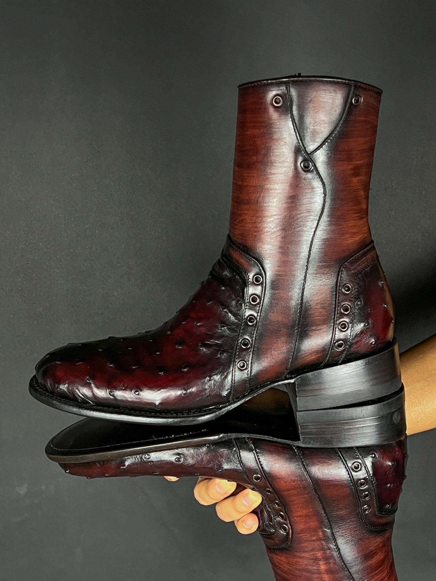 SEBASTIAN AVESTRUZ BOOTS