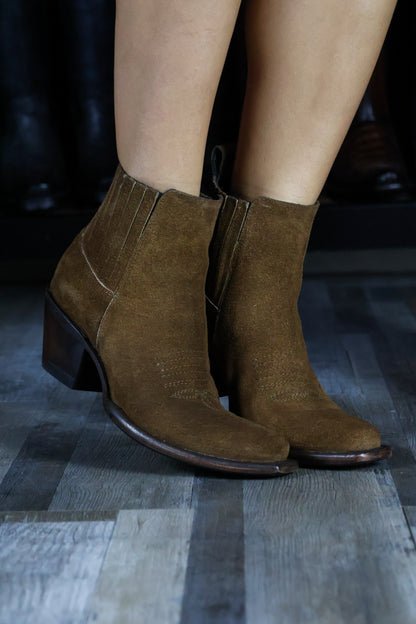 EMMA BROWN PITON BOOTS 