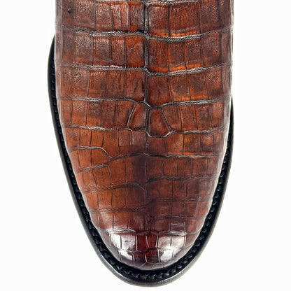 EMMA MIEL FULL COCODRILO FUSCUS OVAL