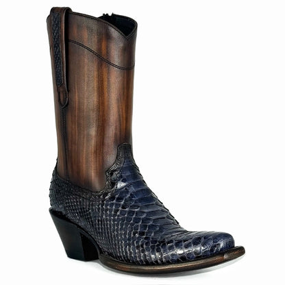 EMMA BROWN PITON BOOTS 