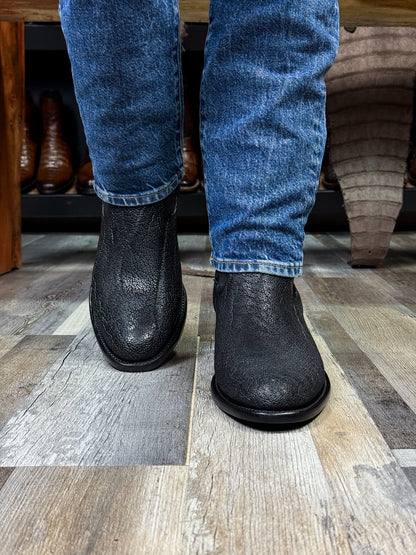CHRISTIAN ELEFANTE BLACK BOOTS OVAL