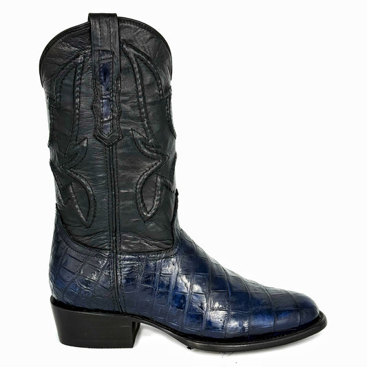 COWBOY BLUE COCODRILO MORELETI BOOTS