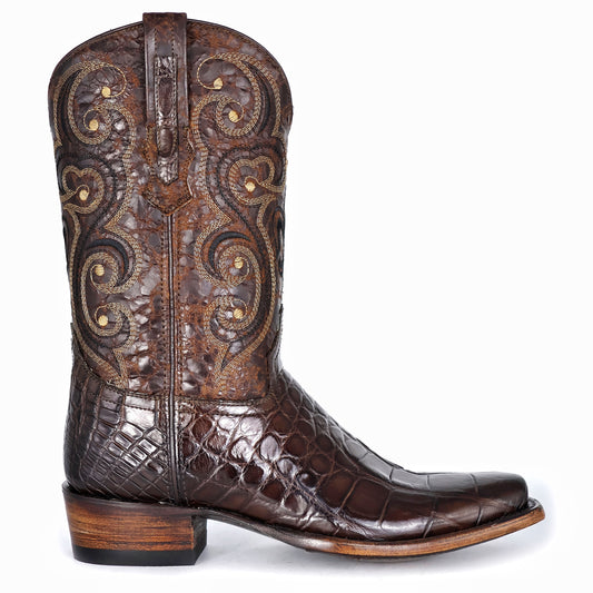 COWBOY BROWN ALLIGATOR BOOTS NEVADA