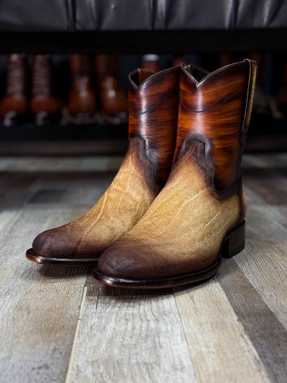 EMMA BEIGE ELEFANTE BOOTS OVAL