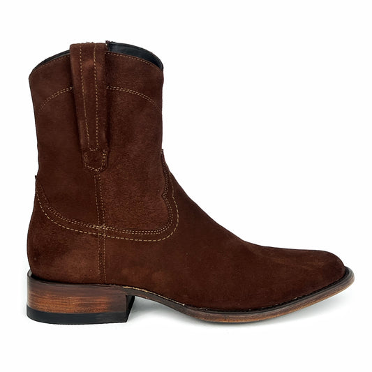 CARLO BROWN PITON BOOTS 