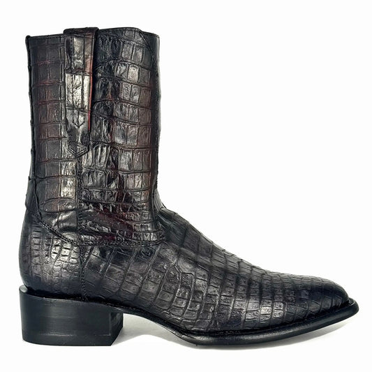 ARTHUR GREY VINO FULL COCODRILO MORELETI BOOTS FRANCESA