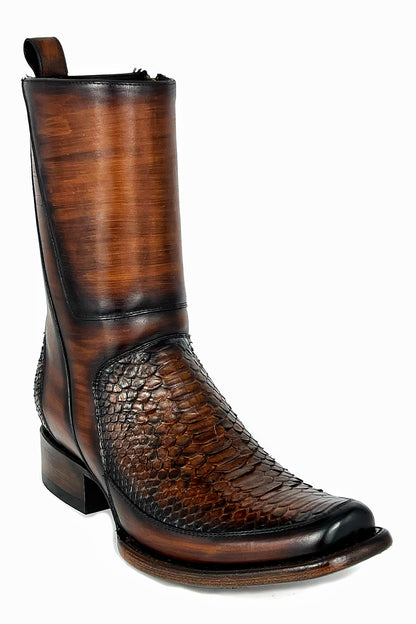 EMILIO BROWN PITON BOOTS 